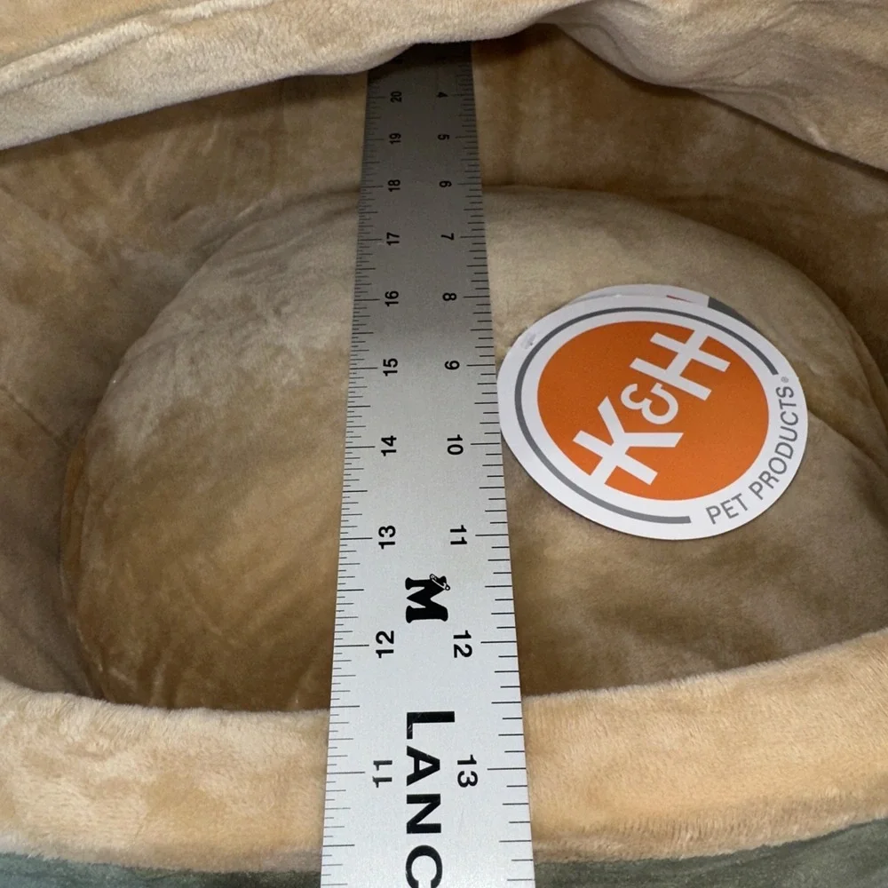 CAT BED Electric Heated Thermo-Kitty Indoor Sage Tan Small 16